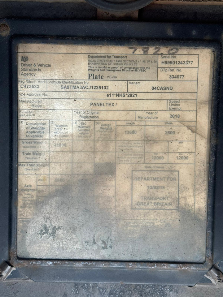 Semi-reboque frigorífico 2017 Krone 13.6m Fridge Trailer – 7820: foto 9 Semi-reboque frigorífico 2017 Krone 13.6m Fridge Trailer – 7820: foto 9