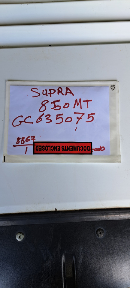 Supra 850 MT - Equipamento de refrigeração para Camião: foto 2 Supra 850 MT - Equipamento de refrigeração para Camião: foto 2