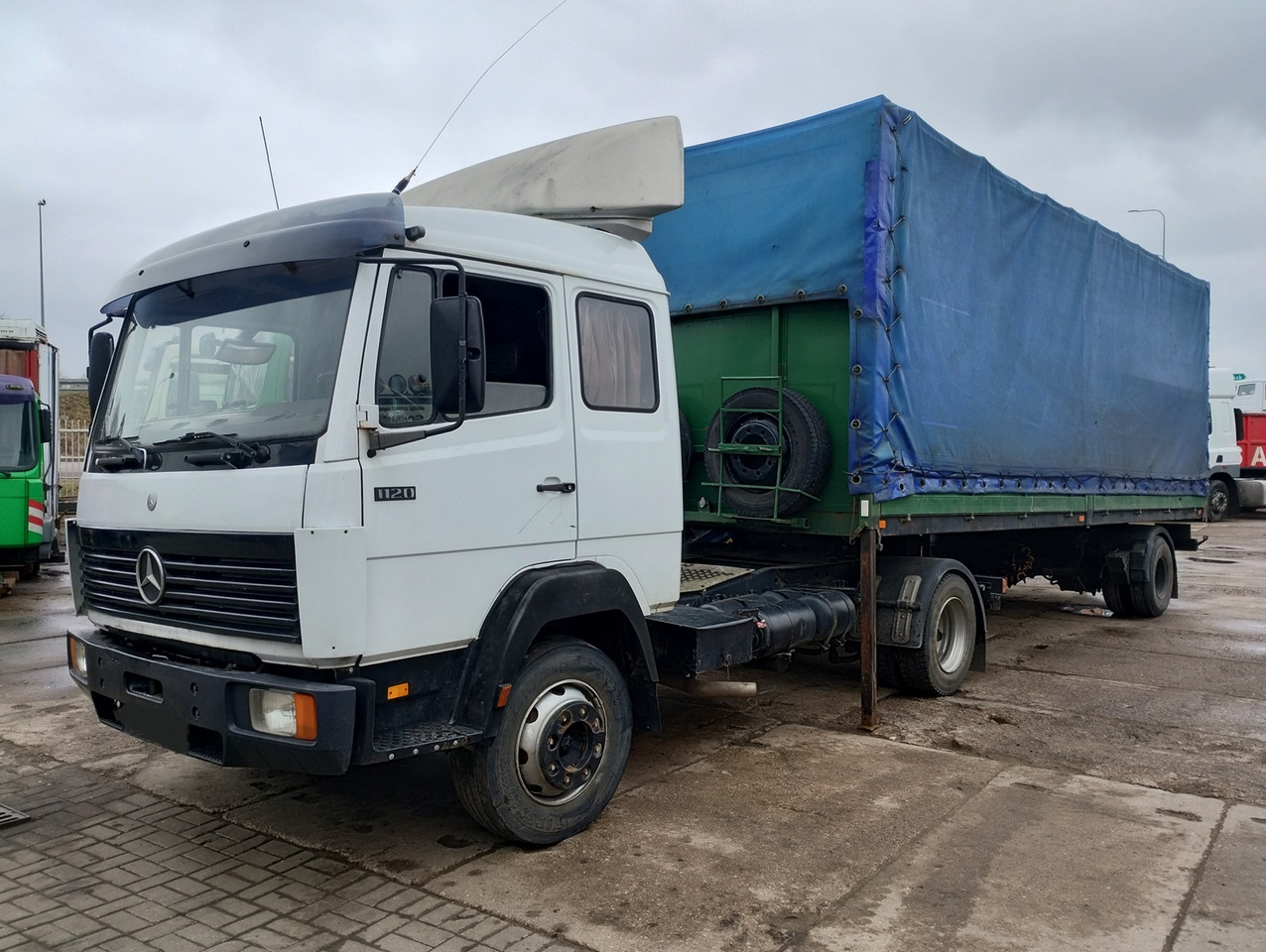 MERCEDES BENZ 1120 S + NACZEPA 1-OSIOWA TRAILER - Tractor: foto 1 MERCEDES BENZ 1120 S + NACZEPA 1-OSIOWA TRAILER - Tractor: foto 1