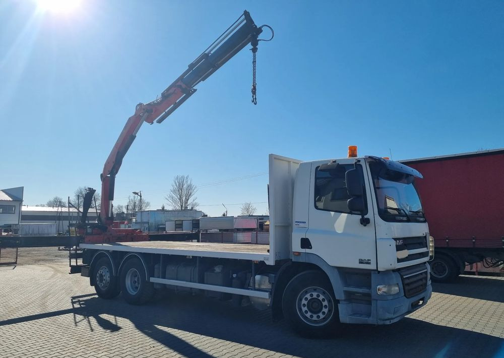 DAF CF 85 360 - Camião de caixa aberta/ Plataforma, Camião grua: foto 2 DAF CF 85 360 - Camião de caixa aberta/ Plataforma, Camião grua: foto 2