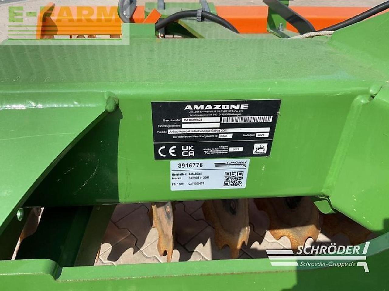 Amazone catros+ 3001 - Grades de discos: foto 3 Amazone catros+ 3001 - Grades de discos: foto 3