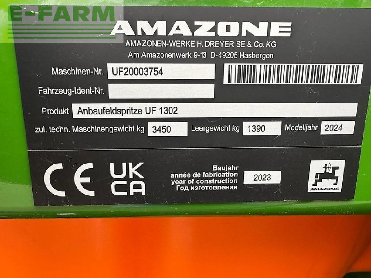 Pulverizador de arrastar Amazone uf 1302: foto 13
