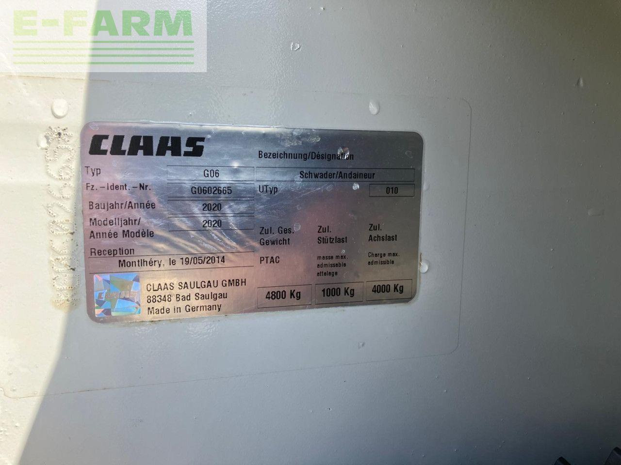 CLAAS LINER 3600 - Ancinho enleirador: foto 3 CLAAS LINER 3600 - Ancinho enleirador: foto 3