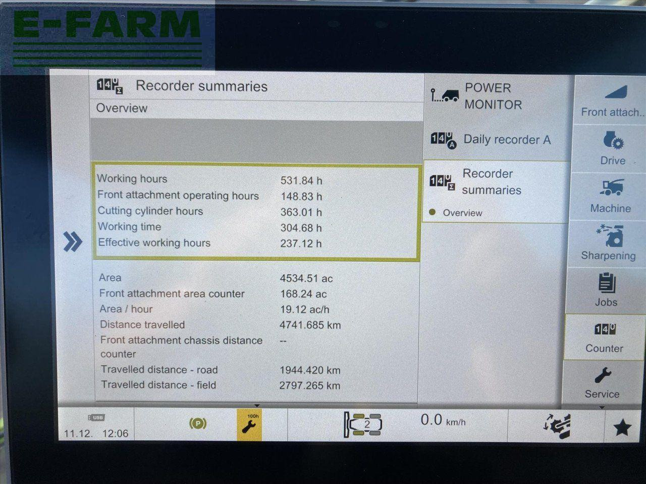 Picadora de forragem automotriz CLAAS USED 2023 JAGUAR 950 - STAGE V: foto 6
