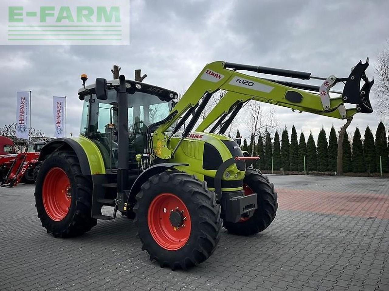 CLAAS ares 617 atz + claas fl120 ATZ - Trator: foto 4 CLAAS ares 617 atz + claas fl120 ATZ - Trator: foto 4