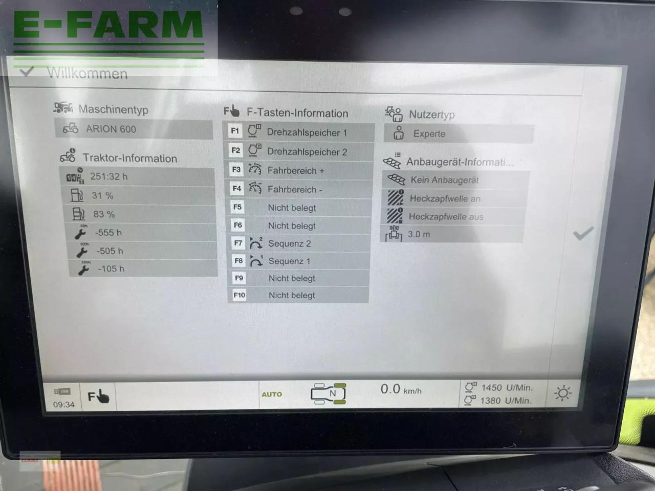 Trator CLAAS arion 660 cmatic cebis preisreduziert CMATIC CEBIS: foto 11
