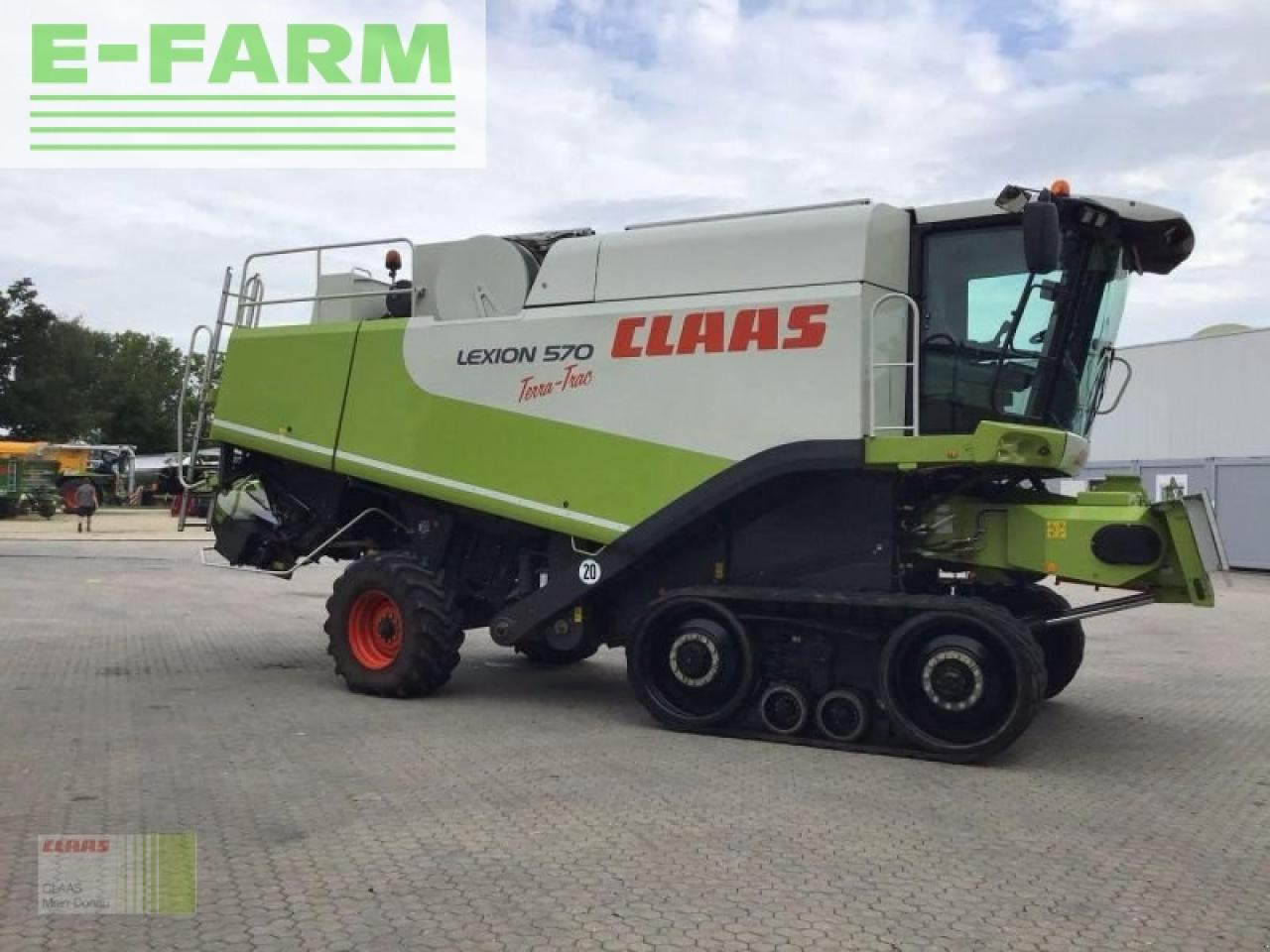 CLAAS lexion 570tt mit v750+tw - Ceifeira debulhadora: foto 2 CLAAS lexion 570tt mit v750+tw - Ceifeira debulhadora: foto 2