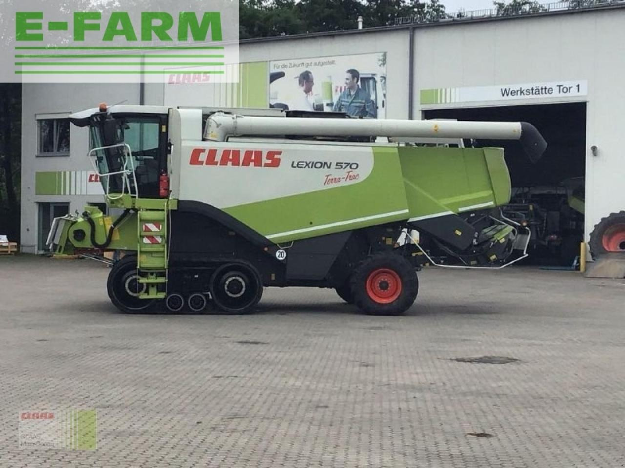 CLAAS lexion 570tt mit v750+tw - Ceifeira debulhadora: foto 1 CLAAS lexion 570tt mit v750+tw - Ceifeira debulhadora: foto 1