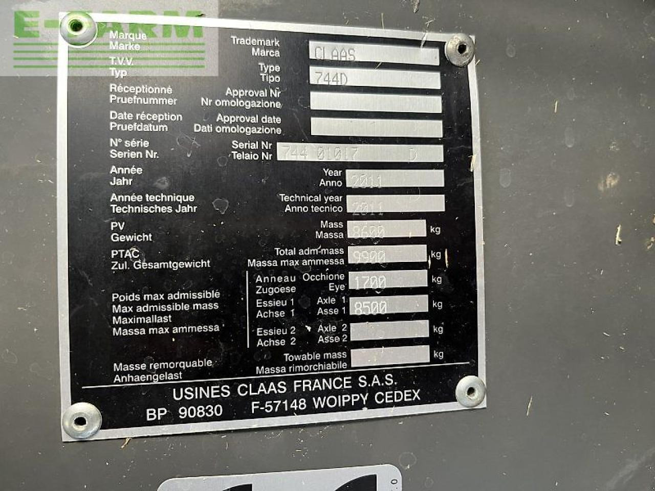 CLAAS quadrant 3200 rc tandem mit krassort vorbauhäcksler - Enfardadeira de fardos quadrados: foto 4 CLAAS quadrant 3200 rc tandem mit krassort vorbauhäcksler - Enfardadeira de fardos quadrados: foto 4