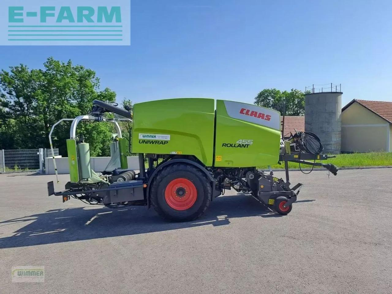 CLAAS rollant 455 rc uniwrap - wickelkombination - Enfardadeira de fardos quadrados: foto 4 CLAAS rollant 455 rc uniwrap - wickelkombination - Enfardadeira de fardos quadrados: foto 4