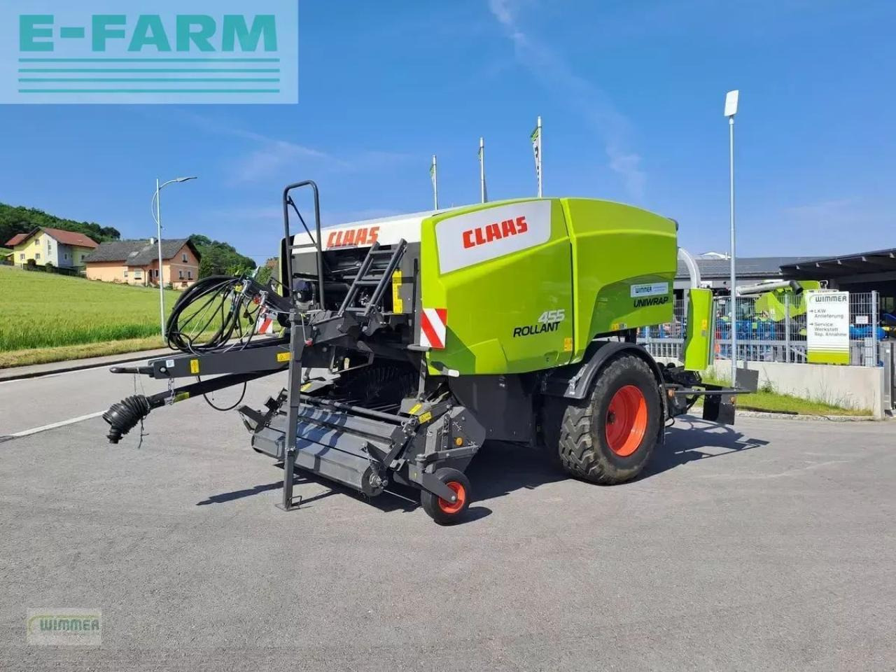 CLAAS rollant 455 rc uniwrap - wickelkombination - Enfardadeira de fardos quadrados: foto 1 CLAAS rollant 455 rc uniwrap - wickelkombination - Enfardadeira de fardos quadrados: foto 1