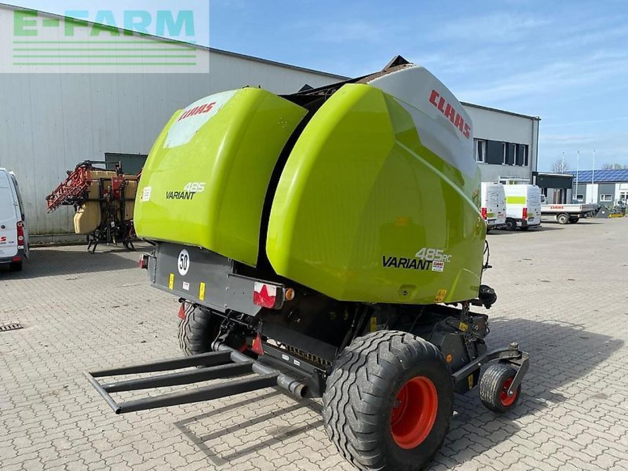 Enfardadeira de fardos quadrados CLAAS variant 485 rc: foto 15