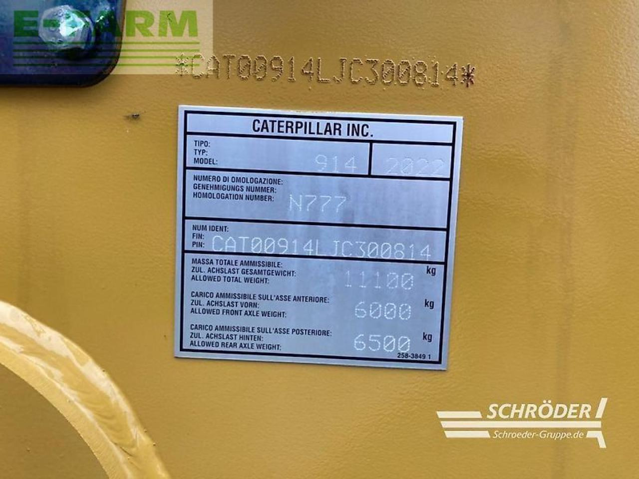 Mini escavadeira Caterpillar 914 m: foto 9