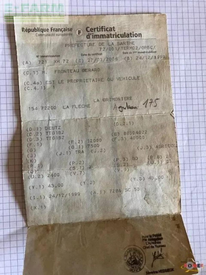 Deutz-Fahr agrotron 175 - Trator: foto 3 Deutz-Fahr agrotron 175 - Trator: foto 3