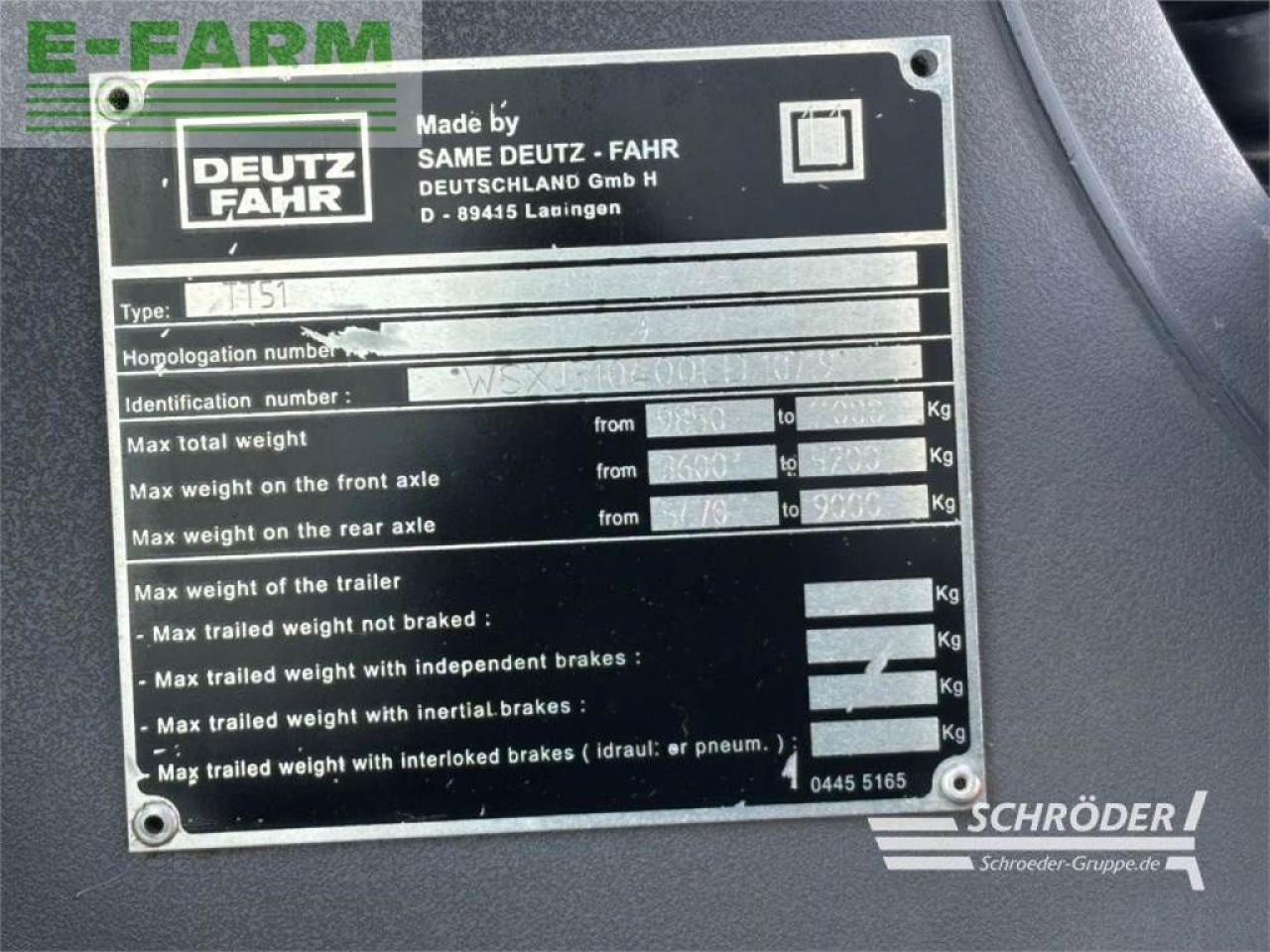Trator Deutz-Fahr m 650: foto 24