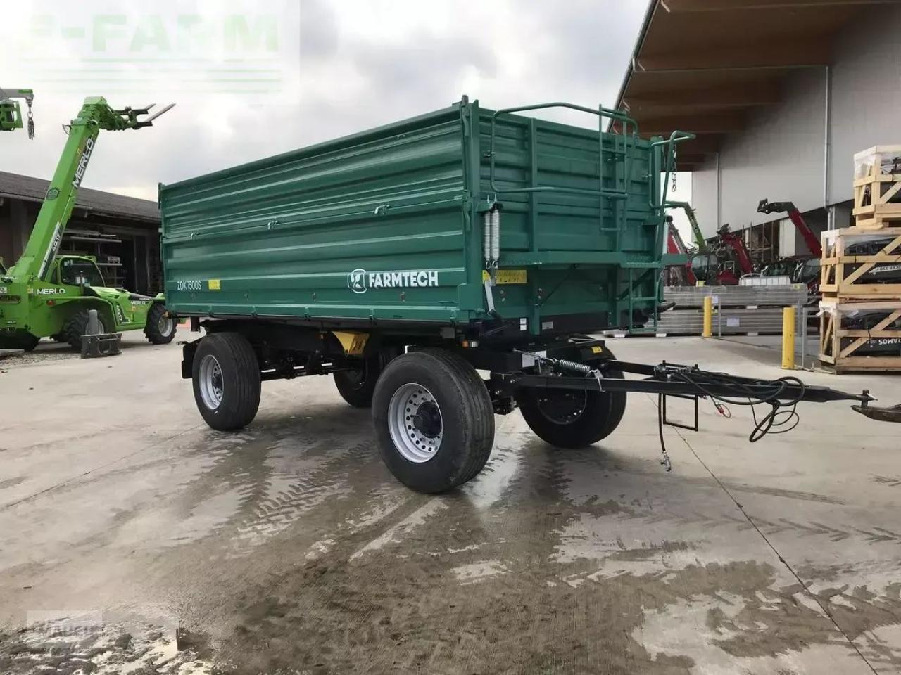 Farmtech zdk 1500 - Reboque basculante agrícola: foto 1 Farmtech zdk 1500 - Reboque basculante agrícola: foto 1