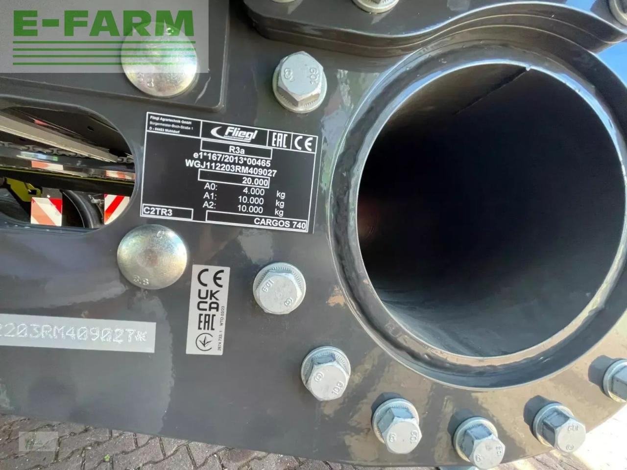 Fliegl cargos 740 - Reboque basculante agrícola: foto 5 Fliegl cargos 740 - Reboque basculante agrícola: foto 5