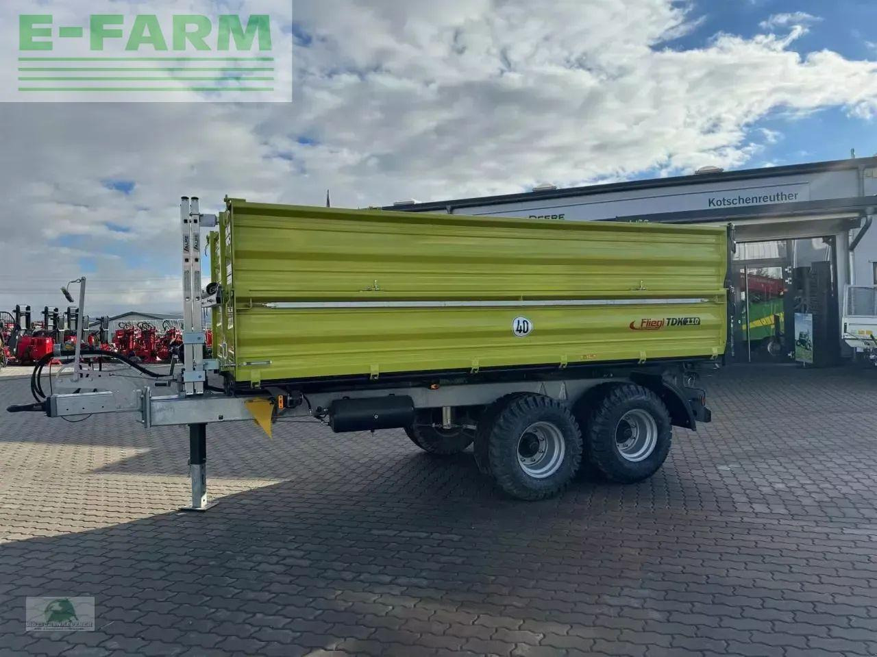 Fliegl tdk 110-88 - Reboque basculante agrícola: foto 1 Fliegl tdk 110-88 - Reboque basculante agrícola: foto 1