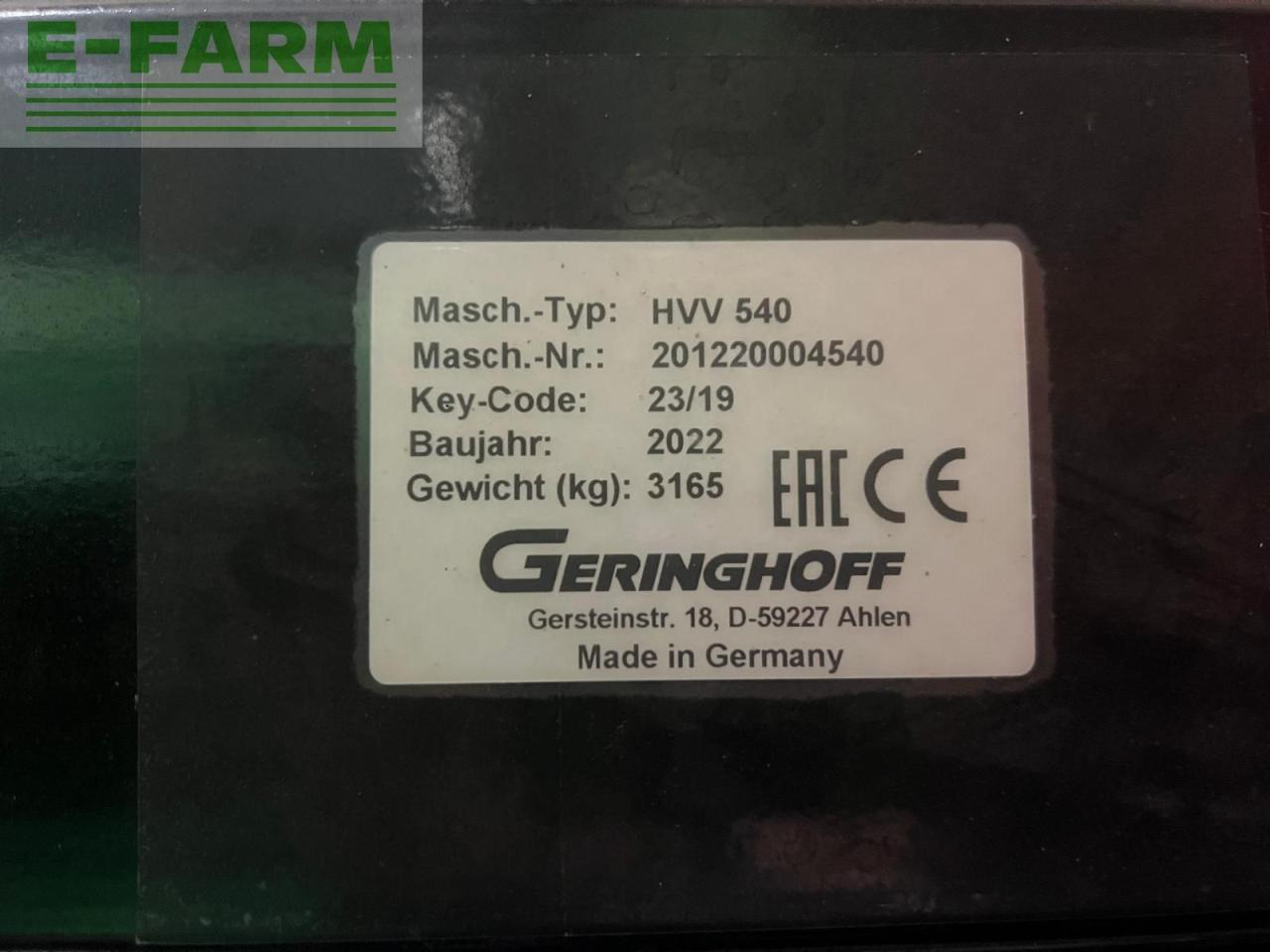 Geringhoff HVV 540 - Plataforma para colheitadeira: foto 5 Geringhoff HVV 540 - Plataforma para colheitadeira: foto 5