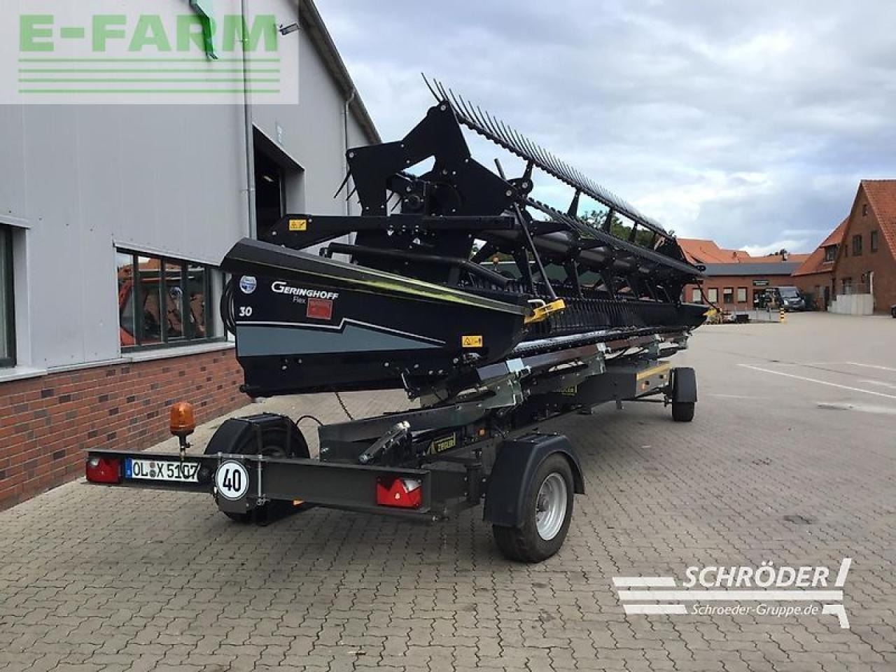 Geringhoff flex 30 / 9,15m + wagen - Plataforma para colheitadeira: foto 3 Geringhoff flex 30 / 9,15m + wagen - Plataforma para colheitadeira: foto 3