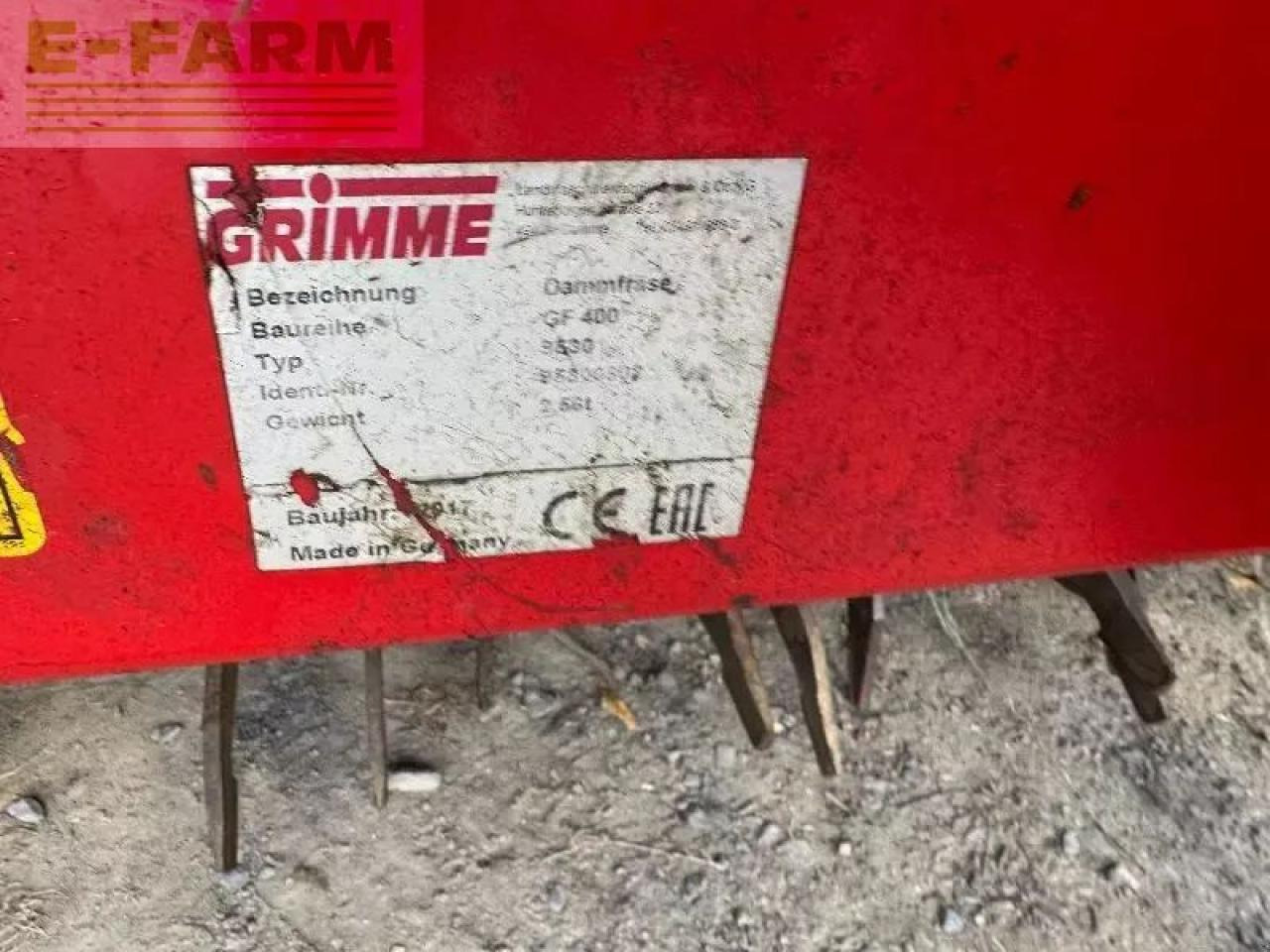 Grimme gf400 - Maquina para lavrar a terra: foto 4 Grimme gf400 - Maquina para lavrar a terra: foto 4