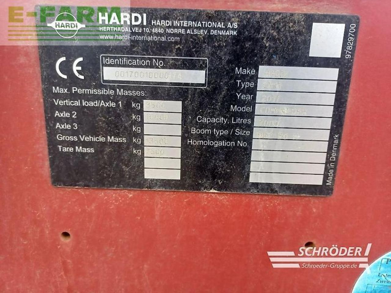 Pulverizador de arrastar Hardi commander 7000: foto 7 Pulverizador de arrastar Hardi commander 7000: foto 7