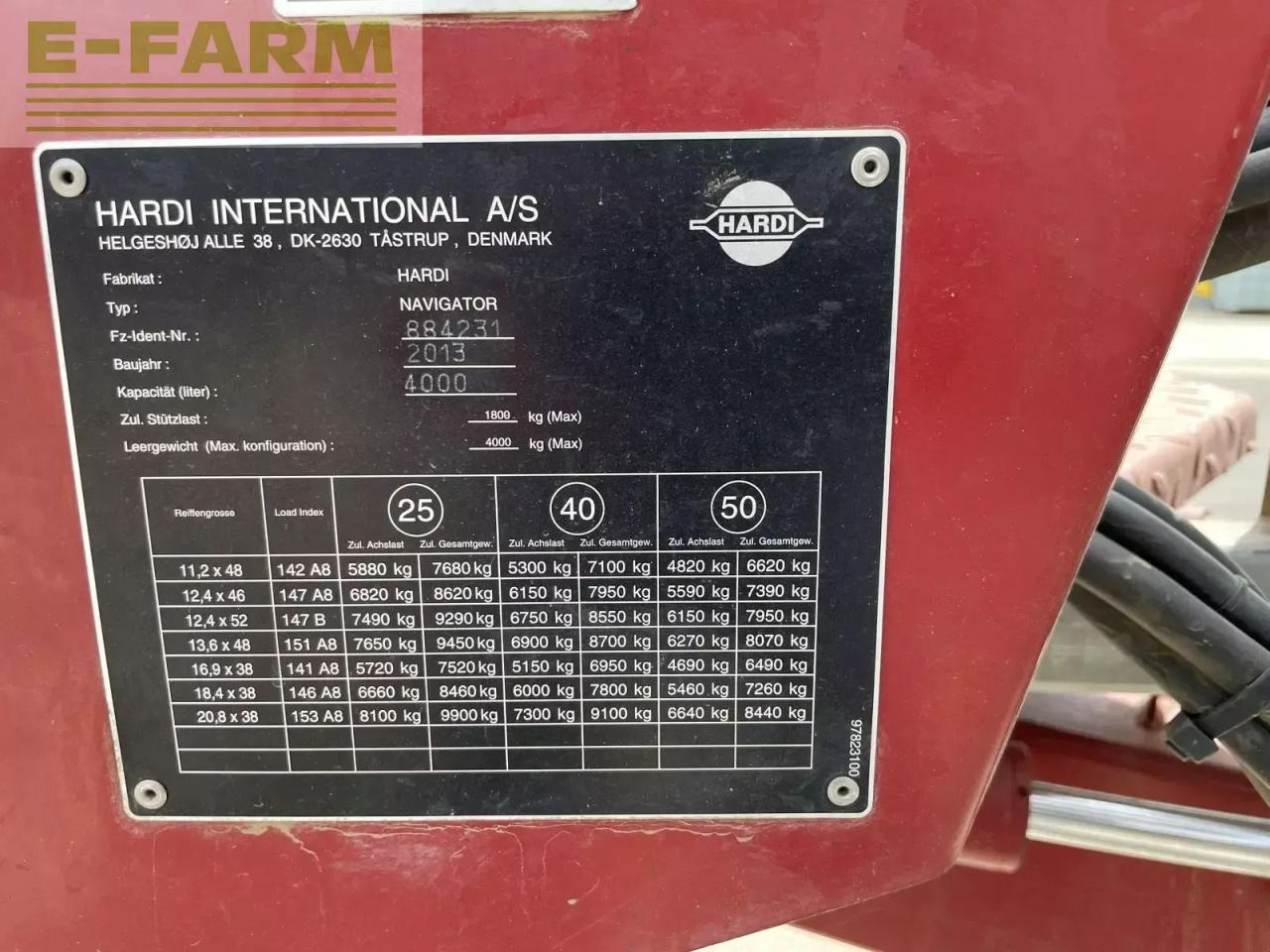 Pulverizador de arrastar Hardi navigator 4000: foto 7