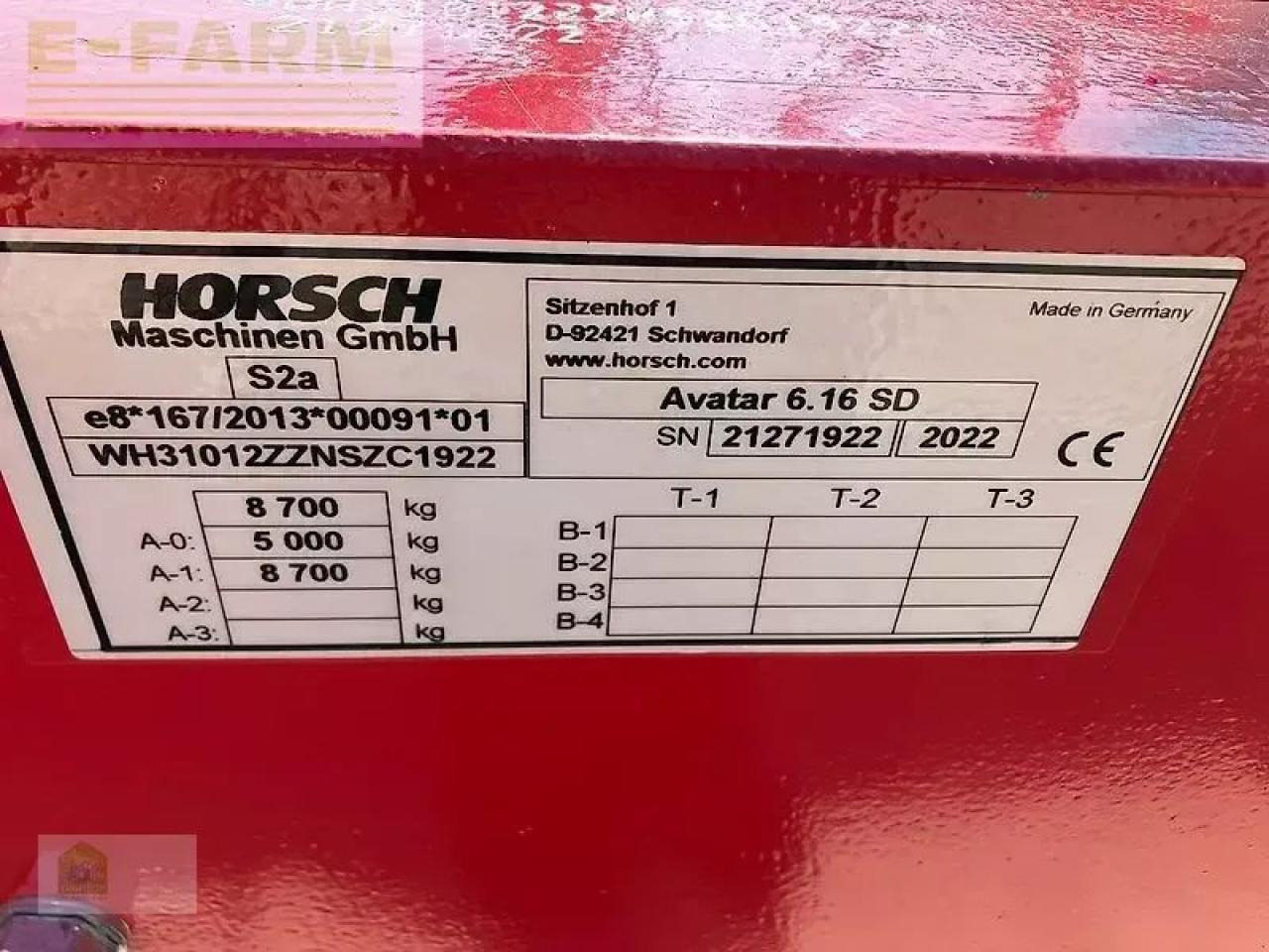 Semeadora combinada Horsch avatar 6.16 sd *doppeltank*: foto 8