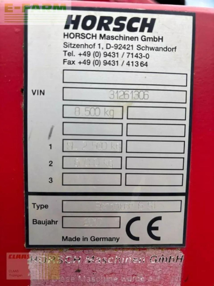 Semeadeira Horsch sprinter 6 st: foto 11