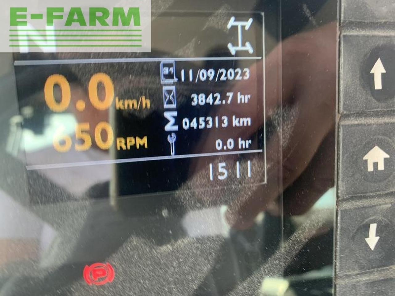 Trator JCB 4220 fasttrac mit jd-autotrac vorbereitung + stoll konsolen: foto 11