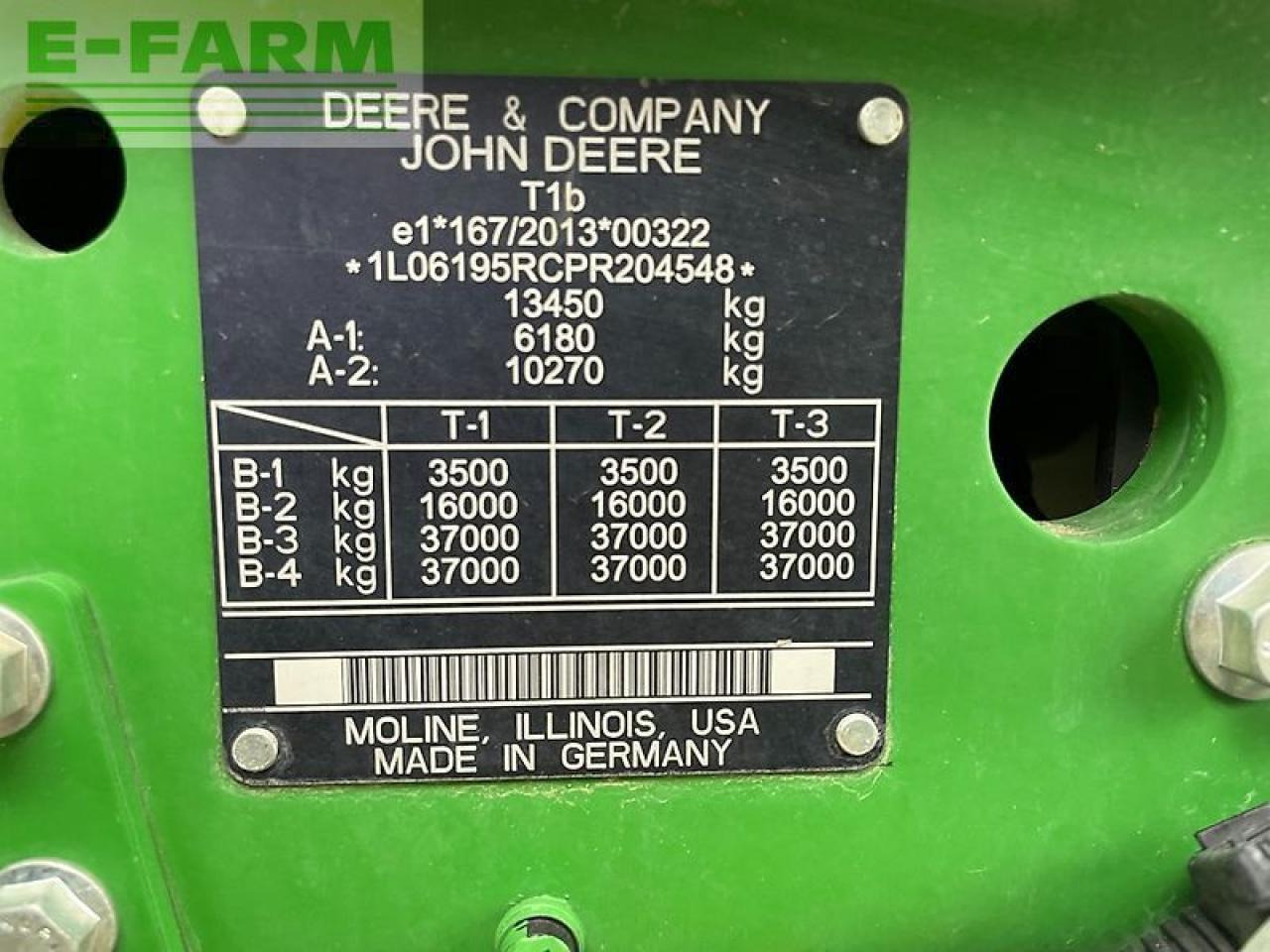 Trator John Deere 6r195 garantie bis 13.12.26: foto 26