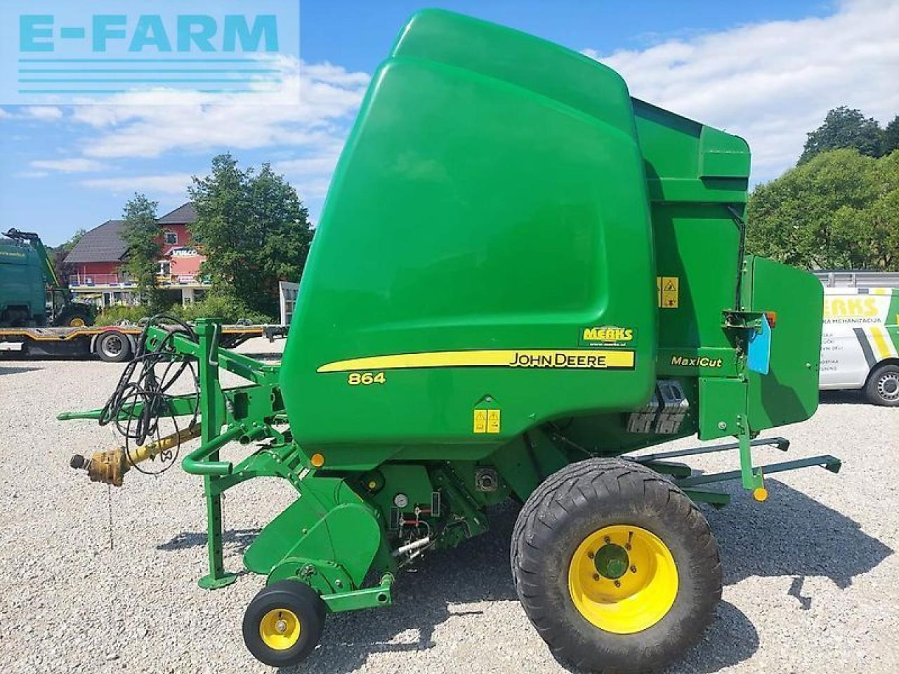 Enfardadeira de fardos quadrados John Deere 864 maxicut: foto 7