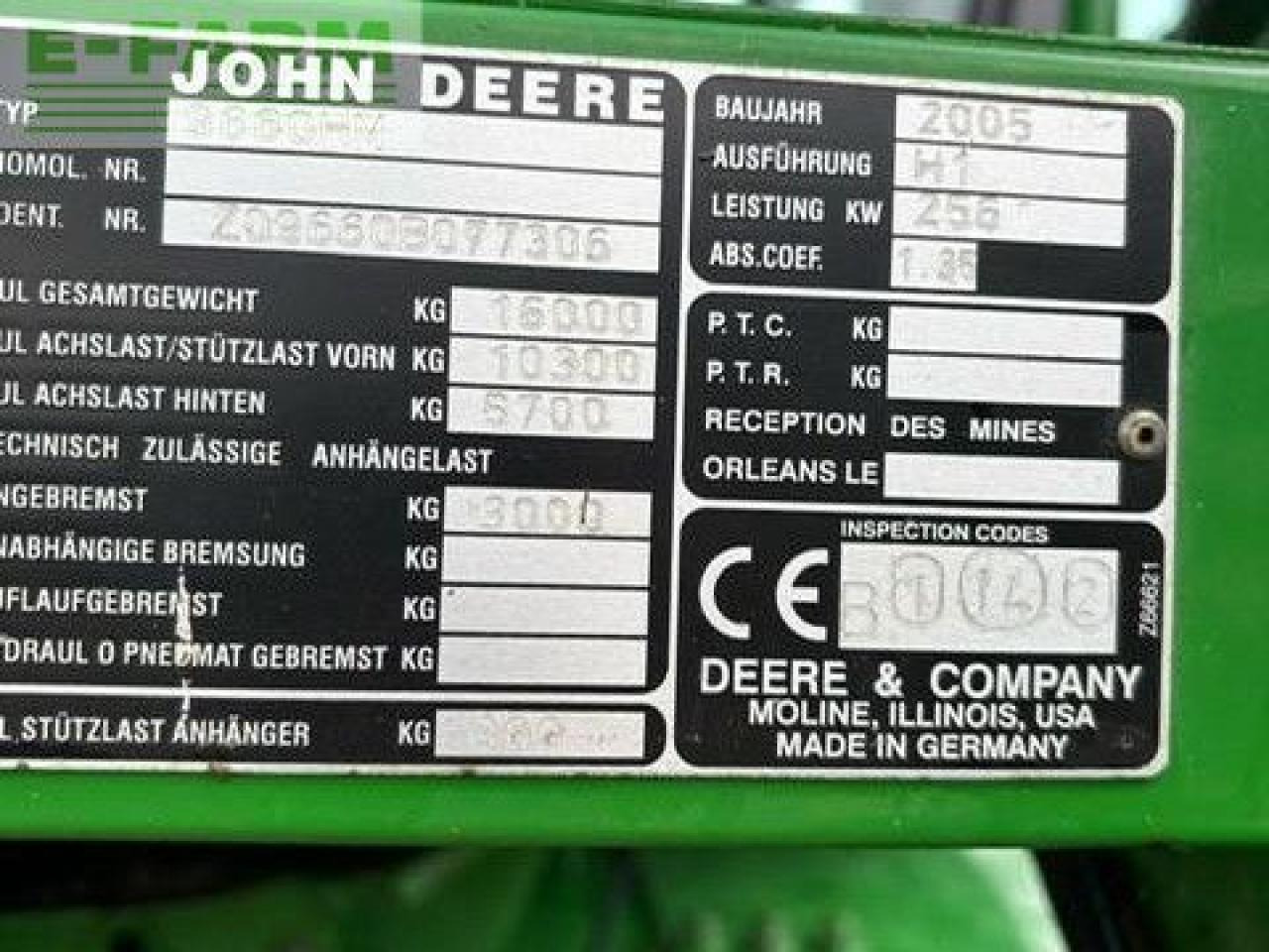 John Deere 9660I WTS - Ceifeira debulhadora: foto 5 John Deere 9660I WTS - Ceifeira debulhadora: foto 5