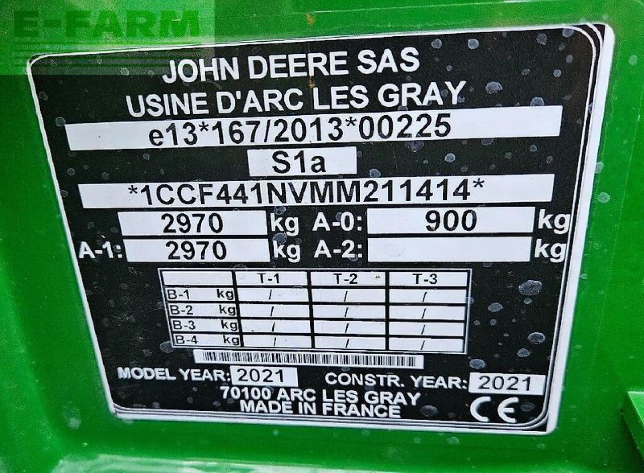 Enfardadeira de fardos quadrados John Deere f441 m: foto 16