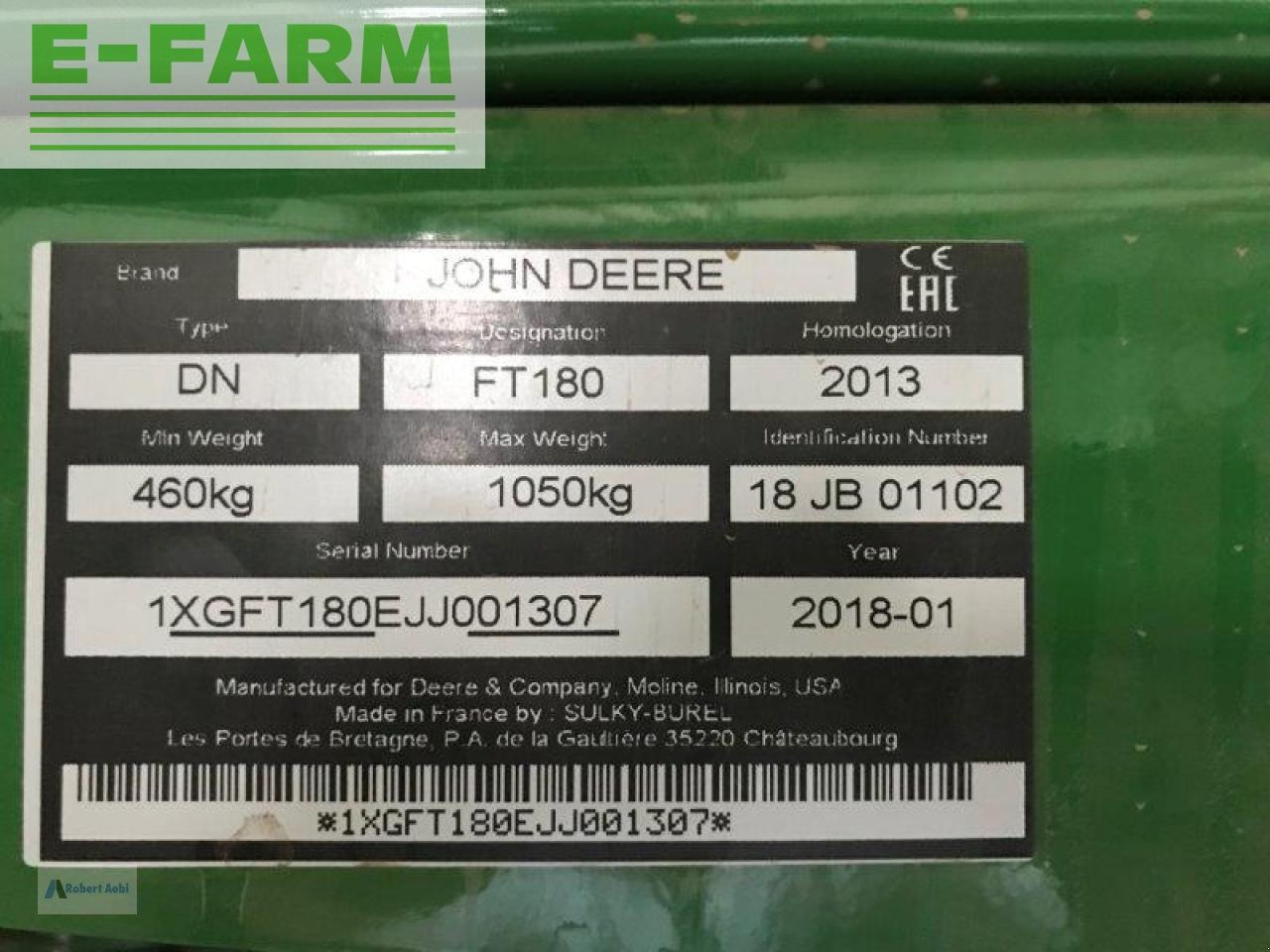 John Deere ft180 - Semeadora combinada: foto 3 John Deere ft180 - Semeadora combinada: foto 3