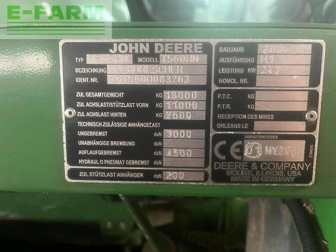 John Deere t560 hm - Ceifeira debulhadora: foto 2 John Deere t560 hm - Ceifeira debulhadora: foto 2