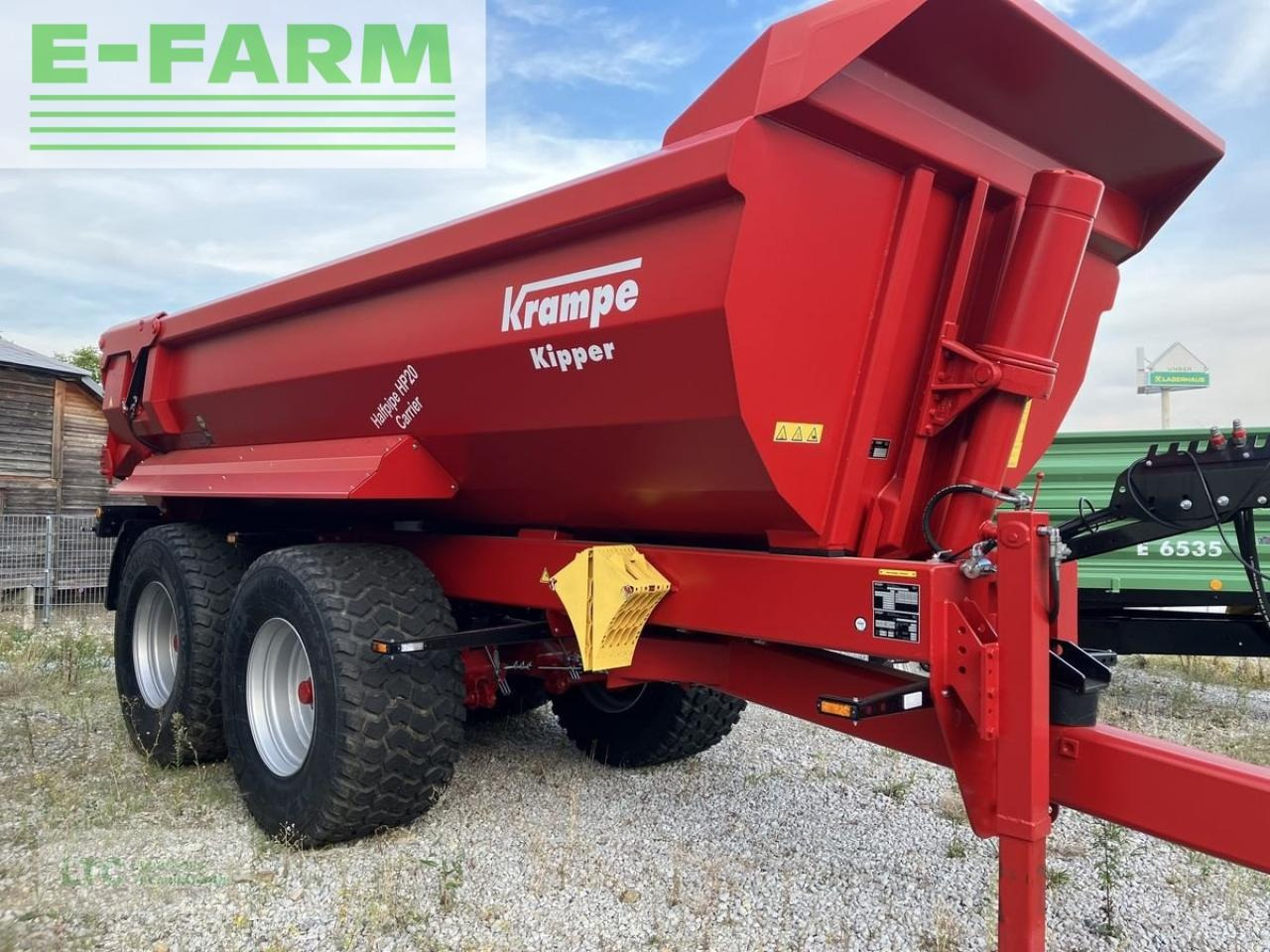 Krampe hp 20 - Reboque basculante agrícola: foto 1 Krampe hp 20 - Reboque basculante agrícola: foto 1