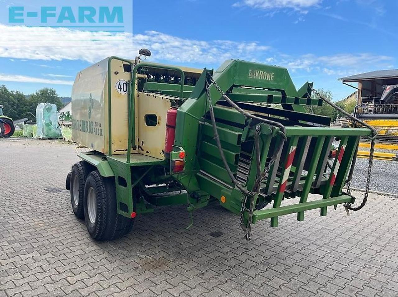 Krone big pack 120-80 - Enfardadeira de fardos quadrados: foto 4 Krone big pack 120-80 - Enfardadeira de fardos quadrados: foto 4