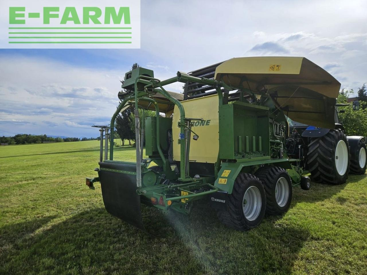 Enfardadeira de fardos quadrados Krone comprima cf 155 xc: foto 9