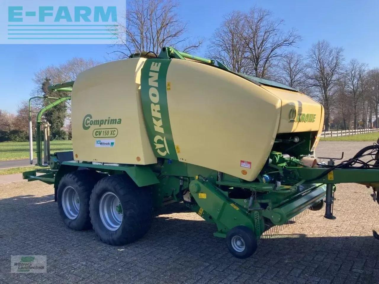 Krone comprima cv 150 xc - Enfardadeira de fardos quadrados: foto 1 Krone comprima cv 150 xc - Enfardadeira de fardos quadrados: foto 1