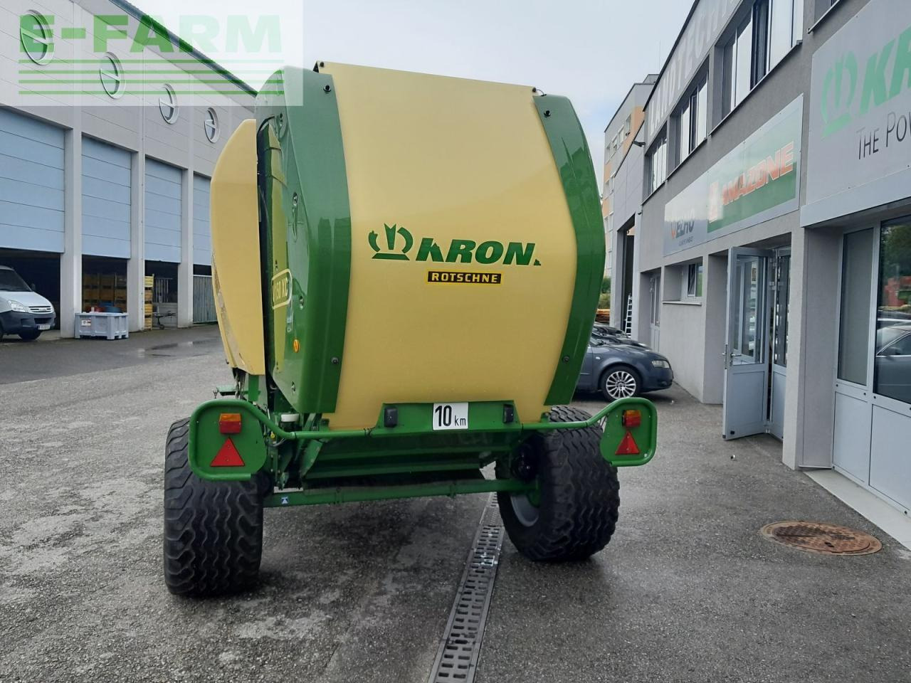 Enfardadeira de fardos quadrados Krone comprima v 150 xc: foto 13