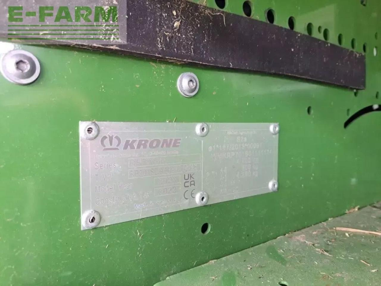 Krone comprima v 180 xc - Enfardadeira de fardos quadrados: foto 4 Krone comprima v 180 xc - Enfardadeira de fardos quadrados: foto 4