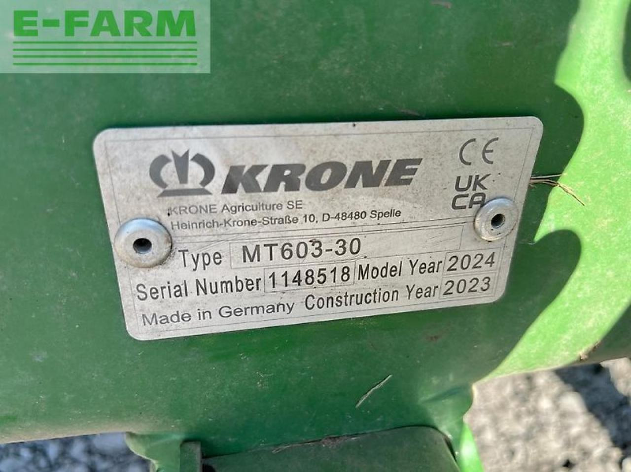 Krone ec b 870 - Gadanheira: foto 3 Krone ec b 870 - Gadanheira: foto 3