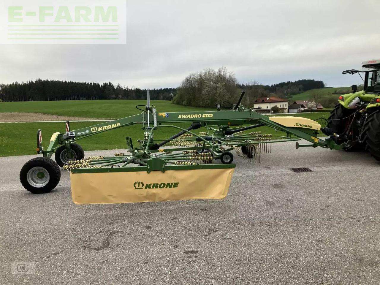Ancinho enleirador Krone swadro ts 680: foto 6