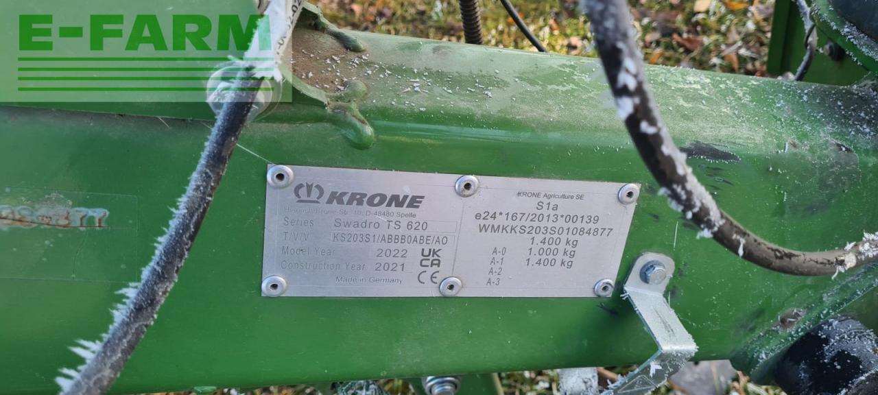 Krone ts 620 - Ancinho enleirador: foto 4 Krone ts 620 - Ancinho enleirador: foto 4