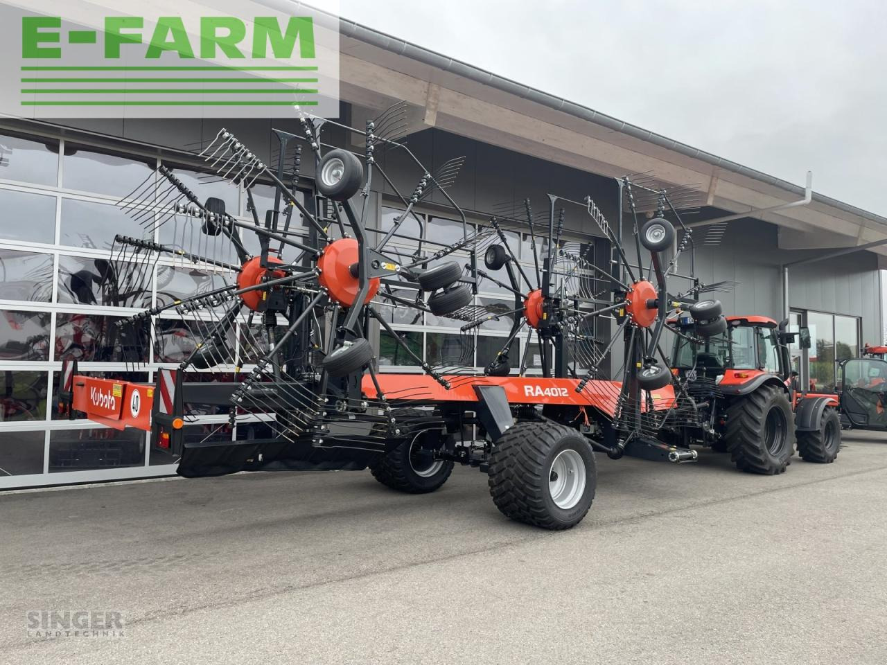 Kubota ra 4012 andex 1254 - rad 710/22,5" + einzelaushub - Ancinho enleirador: foto 4 Kubota ra 4012 andex 1254 - rad 710/22,5" + einzelaushub - Ancinho enleirador: foto 4