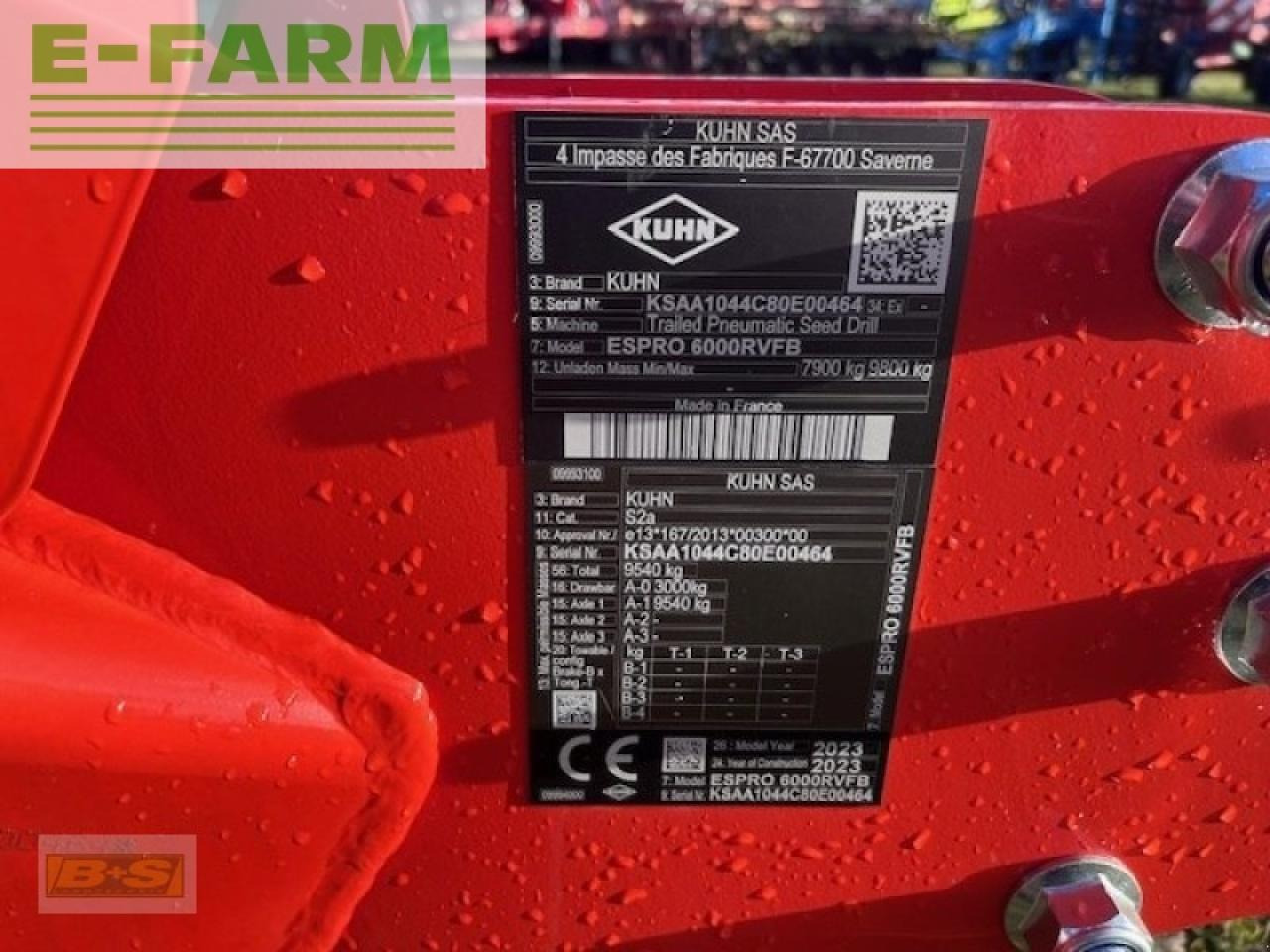 Kuhn espro r 6000 vistaflow - Semeadora combinada: foto 2 Kuhn espro r 6000 vistaflow - Semeadora combinada: foto 2