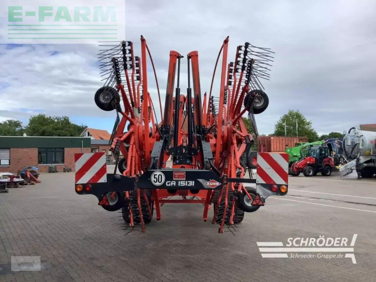 Kuhn ga 15131 - isobus - Ancinho enleirador: foto 4 Kuhn ga 15131 - isobus - Ancinho enleirador: foto 4