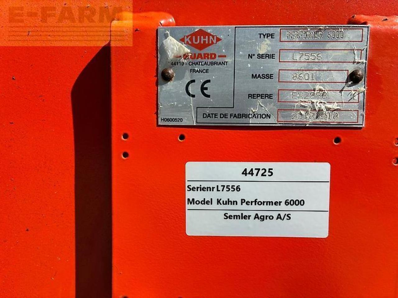 Kuhn performer 600 - Cultivador: foto 5 Kuhn performer 600 - Cultivador: foto 5