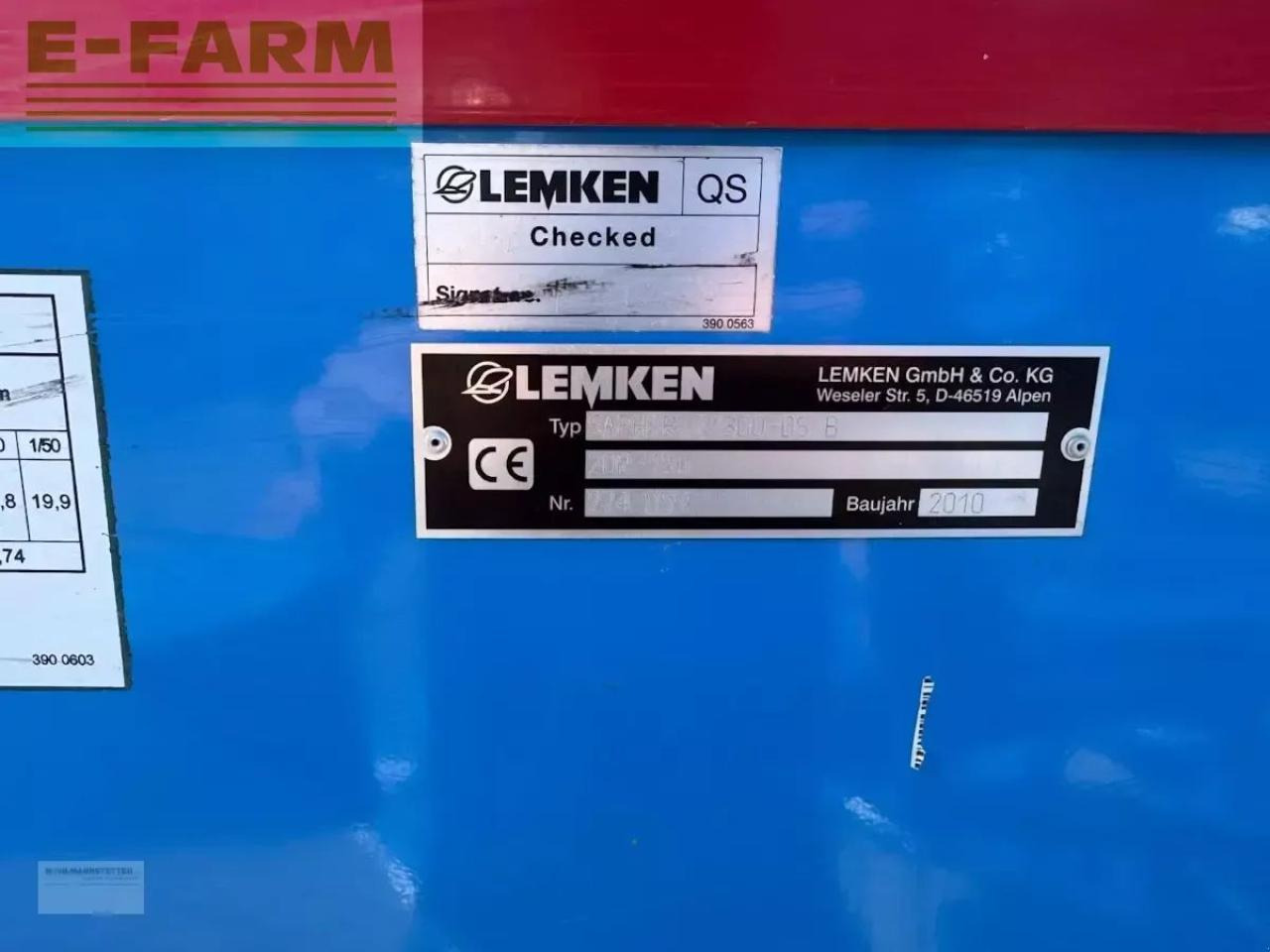 Lemken zirkon 7/300 + saphir 7/300 - Semeadora combinada: foto 3 Lemken zirkon 7/300 + saphir 7/300 - Semeadora combinada: foto 3